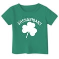 thumbnail image 3 of Toddler Girl Shirts Kid St. Patrick's Day Short Sleeve T-Shirt Cotton Crew Neck Blouse Tops T-Shirt Boys & Girls Shirts Beige,10-11 Years, 3 of 3