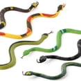 thumbnail image 3 of Juguete Modelo De Serpiente Para Niños Broma Python Animales Figurita Bromas Accesorios De Jardín Sunnimix 6pc simulación serpiente suave falsa, 3 of 7
