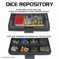 thumbnail image 5 of ENHANCE Tabletop Gaming Community Dice Case and Dice Rolling Tray w/ Storage for up to 500 RPG Dice, 5 of 9