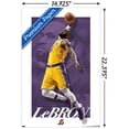 thumbnail image 3 of NBA Los Angeles Lakers - LeBron James 21 Wall Poster, 14.725" x 22.375", 3 of 3