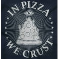 thumbnail image 2 of In Pizza We Crust Funny Food Pun Plus Size Long Sleeve Graphic Tee Shirt Brisco Brands 2X, 2 of 5