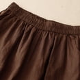 thumbnail image 4 of Summer Saving Clearance AXXD Biker Shorts Lady With Pockets Pocket Summer Solid Color Leisure Pants Casual Elastic Waist Cotton And Linen Shorts Pants Summer PJs Refresh, 4 of 6