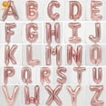 thumbnail image 3 of Globos con letras de la A a la Z, dorados y plateados, de 16 a 32 pulgadas, para sorpresas, fiestas de cumpleaños, decoración romántica para bodas, globos de papel de aluminio, 3 of 4