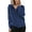 bleu, variante sur LUXUR Manteau d'Hiver Chaud pour Femmes à Manches Longues en Tricot Bleu 3TG