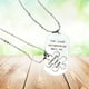 thumbnail image 2 of Conjunto de collar para pareja: "El amor entre nosotros será eterno". Regalos para San Valentín, cumpleaños y aniversario para parejas (plata)., 2 of 5