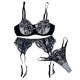 thumbnail image 2 of Gibobby Lencería sexy para mujer Camisón de encaje para mujer, lencería sexy de encaje para novia(Negro, M), 2 of 5