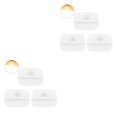 thumbnail image 3 of Bewildely Induction Night Light Sensor Lamp Eye Closet Cupboard Protection Tool Lighting Corridor Bedside for Home Living Room Blanco cálido 3 piezas 2piezas, 3 of 6