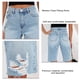 thumbnail image 4 of Pantalones ajustados para mujer, pantalones cortos con agujeros, pantalones cortos de cintura media, pantalones cortos ajustados de moda para mujer, 4 of 8