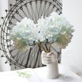 thumbnail image 5 of Uhuya 1Pc Artificial Flower Home Decor Portable Single Branch Simulation Hydrangea for Wedding Fake Hydrangea Ecologically Friendly for Party Artificial Flower Light Blue, 5 of 7