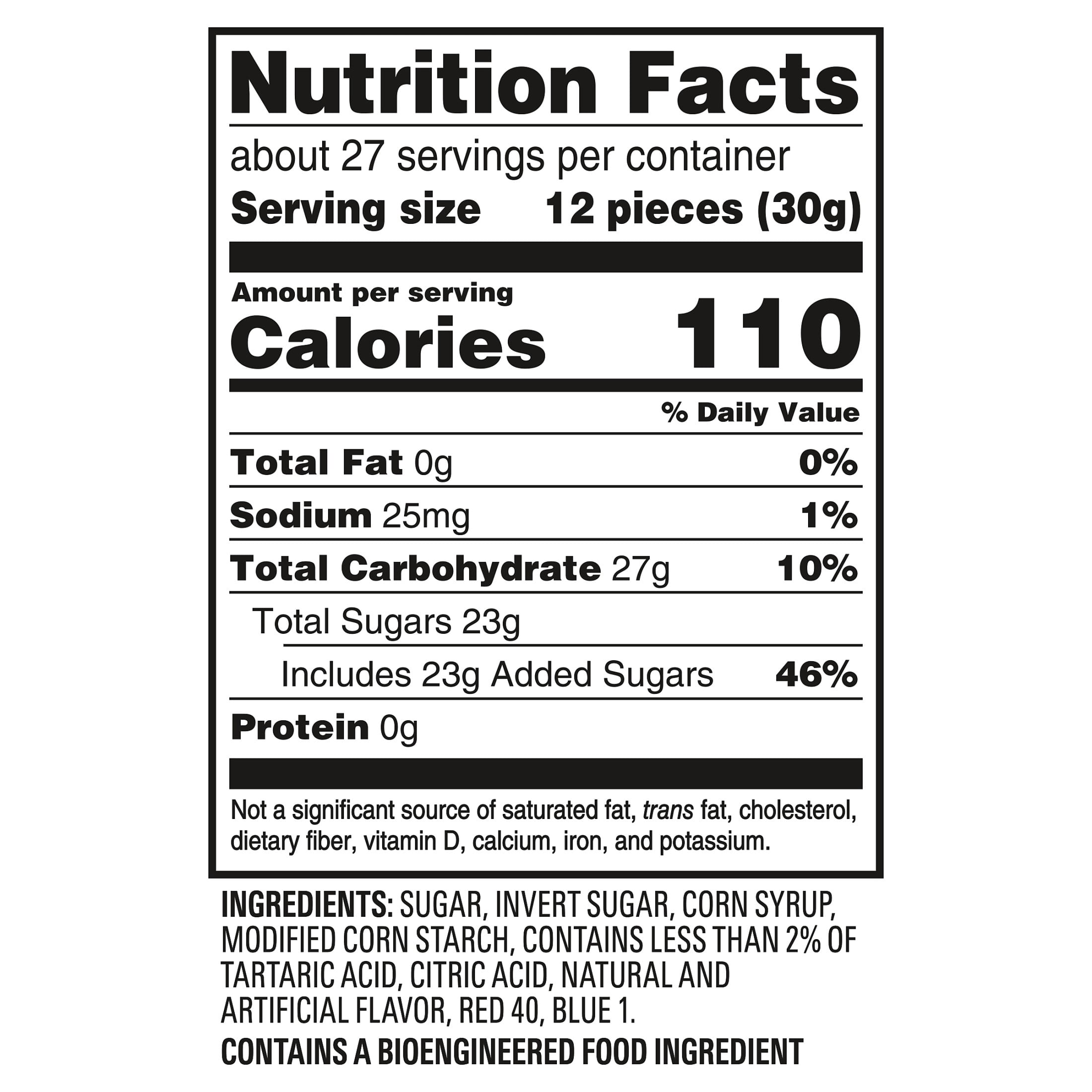 SOUR PATCH KIDS Red, White & Blue Soft & Chewy Gummy Candy, Bulk Candy, 1.8 lb