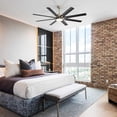 thumbnail image 4 of BoFang 52 Inch Smart Ceiling Fan with Light Voice Control & Remote,8 ABS Blades,Black & Brushed Nickel, 4 of 8