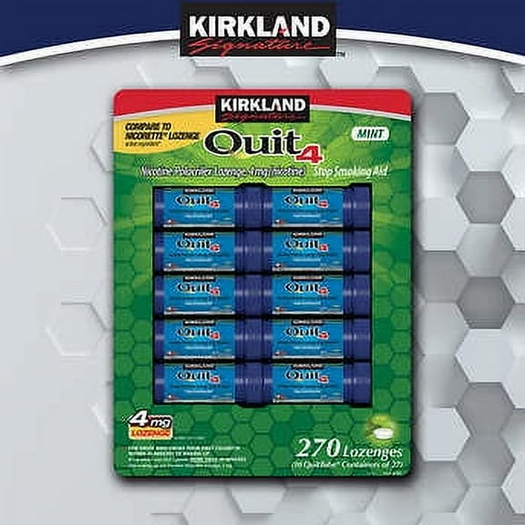 Kirkland Signature Quit Lozenges, 270 Pieces 4MG