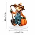 thumbnail image 3 of 2026 New Halloween Decor Cat Spooky Statue, 2D Portable Key Coin Pouch Home Accessory, Xmas Indoor Halloween Home Fall Ornaments for Porch and Indoor Home Office Desk Decor, 3 of 6