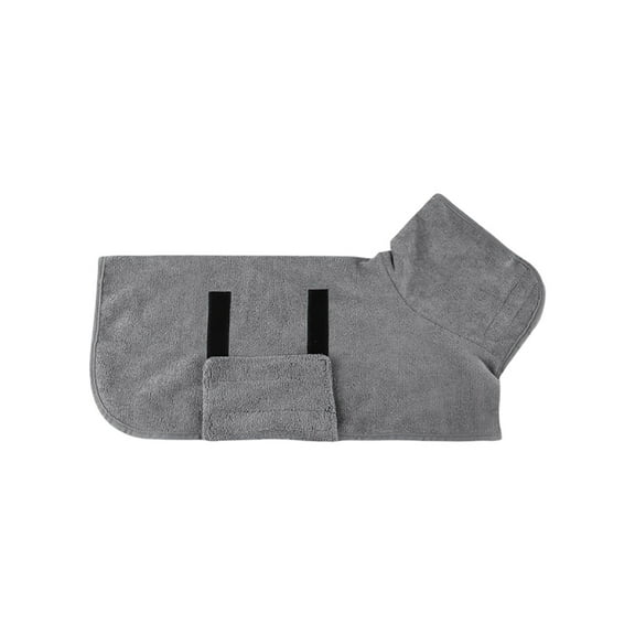 Shldybc Dog Bath Towel Pet Absorbent Quick Drying Bathrobe Size Dog Clean Whole Body Wrap Dry Bath Towel,Neck Circumference 40cm, Pet Products on Clearance