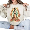 thumbnail image 3 of Virgin Mary Sweatshirt – Our Lady of Guadalupe Pullover, Religious Mother Mary Sweater, Catholic Faith Based Unisex Apparel, 3 of 7