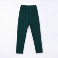 thumbnail image 7 of Gibobby Kids Baby Girls Leggings Footless Soft Skinny Thin Leggings Toddler Girls Solid Stretch Trousers(18-24 Months,Dark Green), 7 of 7
