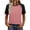 Pink, variant on Khunlpohl Womens Basic Short Sleeve Shirts Summer Crew Neck T Shirt Casual Color Block Loose Tee Top
