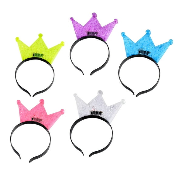 TELOLY Light Up Led Crown Tiara Princess Headband