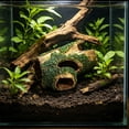 thumbnail image 6 of Plastic Cave Hideout with Basking Terrace for Turtle Lizard Aquarium Tank Decoration Climbing Shelter, 6 of 6