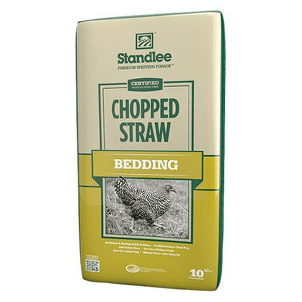 Forage, Chopped Straw, 25 Lb. Bag, Standlee Hay, 16007010100