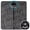 Black, variant on Portable Foot Massager Mat with Remote Control LED Screen, 6 Modes & 19 Levels