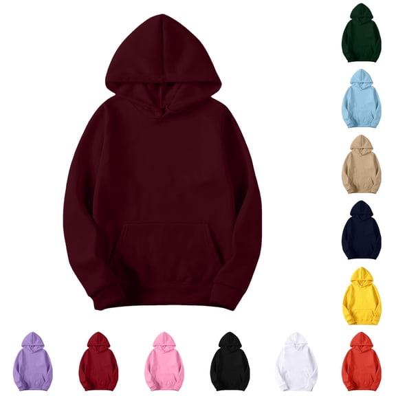 Women's Slim Fit Hoodie with Pockets Long Sleeve Pullover