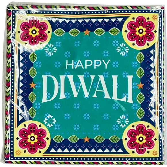 Serviette en papier Diwali, 13" x 13", 18 ct