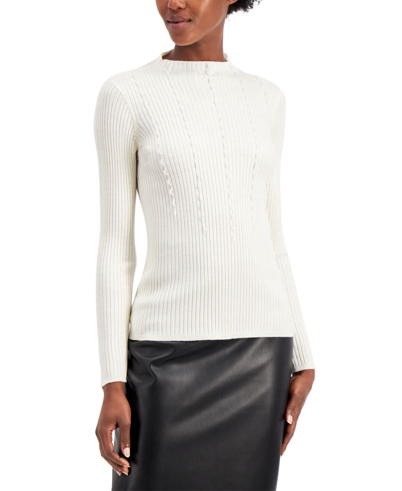 Haut Femme Alfani - Noir Et Blanc - Taille XL - Style Blouse - Neuf (sans étiquettes)