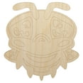 thumbnail image 1 of Cute Bee Sad Wood Shape Unfinished Piece Cutout Craft DIY Projects - 4.70 Inch Size - 1/8 Inch Thick, 1 of 7