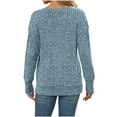 thumbnail image 6 of Hipattires Pullover Sweaters for Women Tops Knit Casual Winter Textured Long Sleeve Skin-friendly Womens Sweaters Soft, 6 of 8