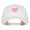White, variant on You are Loved Embroidered Washed Cap - Pink OSFM
