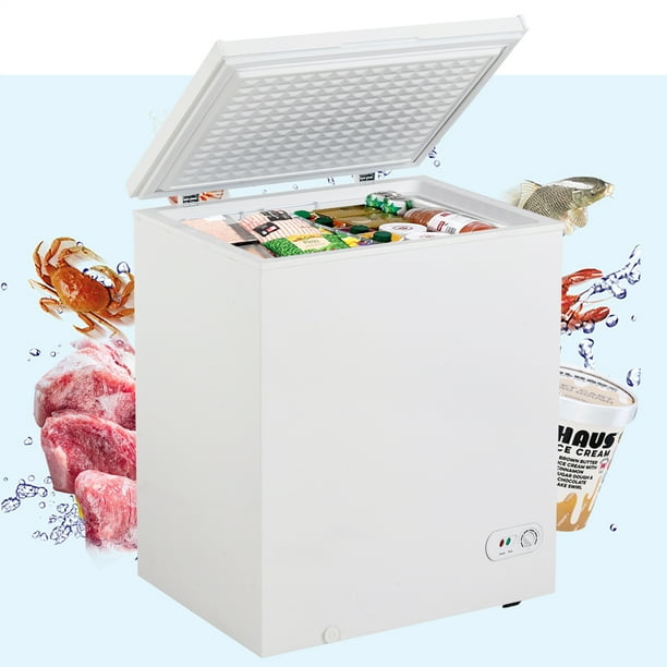 Freestanding Chest Counter Depth Freezer with 5 cu.ft Capacity, Energy