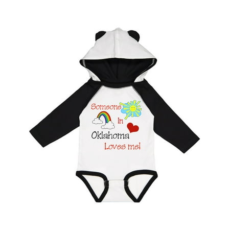 

Inktastic Someone in Oklahoma loves me! Gift Baby Boy or Baby Girl Long Sleeve Bodysuit