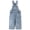 LightBlue-2805, variant on KIDSCOOL Girls Butterfly Embroidered Denim Overalls Wide Leg Jean Jumpsuit, Light Blue,6-7 Years