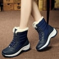 thumbnail image 6 of Women Snow Boots Waterproof Furry Lined Comfortable Furry Lined Ankle Booties for Winter Outdoor, 6 of 7