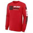 thumbnail image 4 of Men's Fanatics Red New Jersey Devils Goal Crease Legacy Long Sleeve T-Shirt, 4 of 5