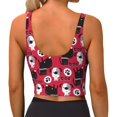 thumbnail image 3 of Lsque Cute Dog Printed Women'S Sports Bra, Compression, Moisture Wicking, High-Impact Sports Bra For Women,Supportive sports bra-, 3 of 9