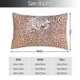 thumbnail image 2 of Fotbe Leopard Brown Funda de Almohada Decorativa Estilo Occidental, Lujo en Algodón, Fundas para Almohadas King, Cojín Estampado para Decoración del Hogar-20"x30", 2 of 6