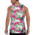 thumbnail image 3 of Haiem Orchids Flowers Men Workout Tank Top Gym Bodybuilding Sleeveless Muscle T Shirts Athletic Tank Breathable Workout Shirt-X-Large, 3 of 9