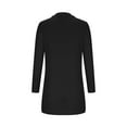 thumbnail image 4 of Fmbrln Womens Casual Long Sleeve Button Open Front Cardigans Fashion Solid Color Coat Loose Soft Comfy Cardigans Black 2XL, 4 of 4