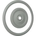 thumbnail image 2 of Ekena Millwork 41 3/4"OD x 35 1/4"ID Ceiling Ring with 24"OD Ceiling Medallion Diane Light Accent Kit, 2 of 9