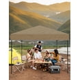 thumbnail image 5 of Luku 10x10 FT Easy Pop Up Canopy Tent, One Person Instant Set-up, UPF 50+ Waterproof Portable Shelter with Roller Bag, Stakes, Ropes & Sandbags for Patio, Backyard, Outdoor Events, 5 of 8