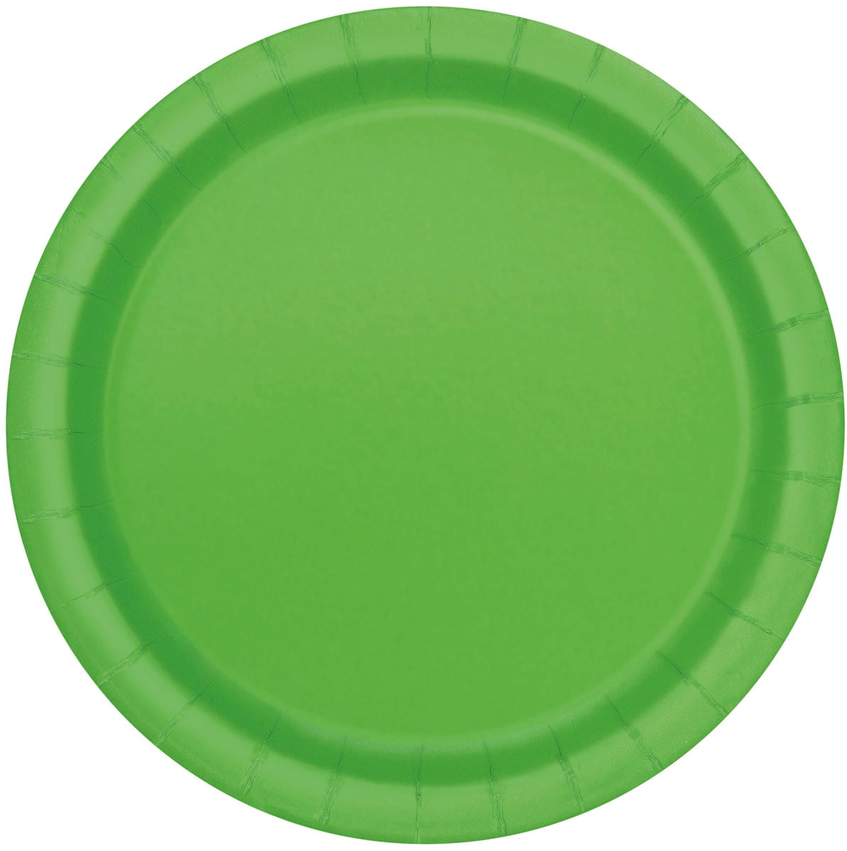 Round Dinner Plates 8 5/8" 8/Pkg Lime Green
