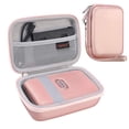 thumbnail image 2 of Canboc Hard Case for Fujifilm Instax Mini Link 2/ Instax Mini Link Smartphone Printer, INSTAX Share SP-2 Mobile Printer, Mesh Bag fit Instax Mini Instant Film, Cable, Rose Gold, 2 of 10