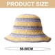 thumbnail image 2 of Sombrero de pescador con sombrilla de paja para mujer, protector solar para exteriores, primavera y verano, 56-58cm de circunferencia, 2 of 5