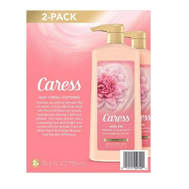  Caress Beauty Bar - Daily Silk White Peach and Silky Orange  Blossom - 4 Ounce (Pack of 2) : Bath Soaps : Beauty & Personal Care