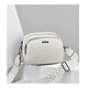 thumbnail image 3 of Bolso De Moda De Piel Blanda Y Correas Belug Blanco, 3 of 5