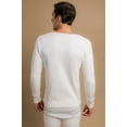 thumbnail image 3 of Men's Cottonique M17705 Latex Free Organic Cotton Thermal Shirt (Natural XL), 3 of 5
