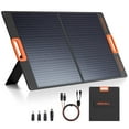 thumbnail image 1 of GRECELL Solar Panel 100W for Portable Power Station, 20V Foldable Solar Cell Solar Charger with High-Efficiency Battery Charger for Camping RV Trip, 1 of 7