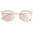 thumbnail image 1 of Gafas de sol BERTHA BRSBR040PK con forma de ojo de gato con montura metálica polarizadas, 1 of 3